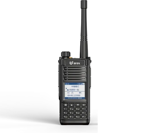 BF-TP800 dual-PTT handheld terminal with keypad and screen