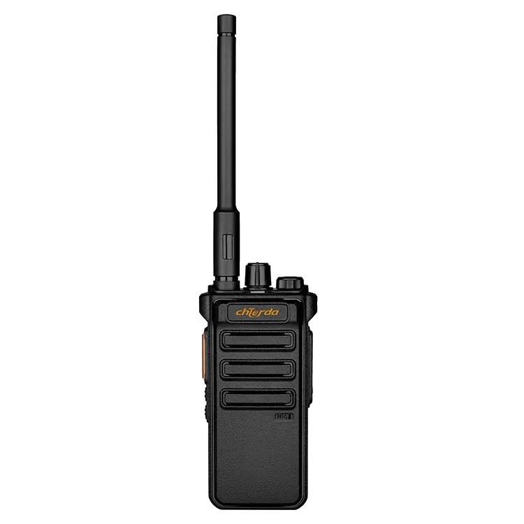 CD-108F analog two-way radio, side view
