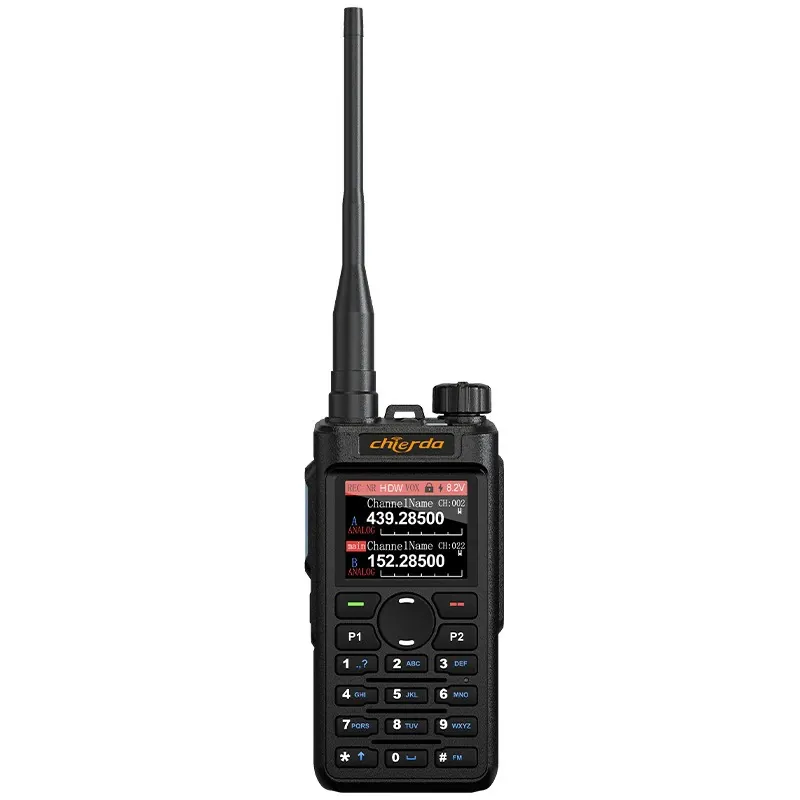 CD22 analog two-way radio with keypad and split-frequency display